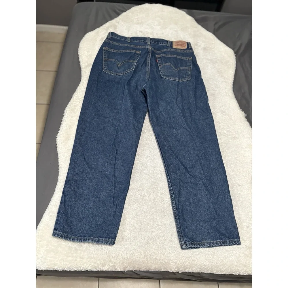 Levi's 550 Relaxed Fit‎ Mens Blue Denim Jeans Size 40x30 Cotton Straight